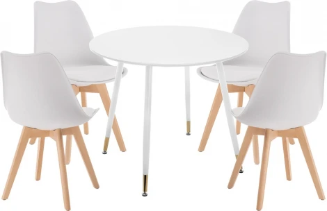 Стол кухонный Woodville Мириела white