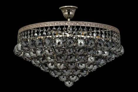 Потолочная люстра на штанге Arti Lampadari Castellana E 1.3.46.607 N (220V, хрусталь, круглые)