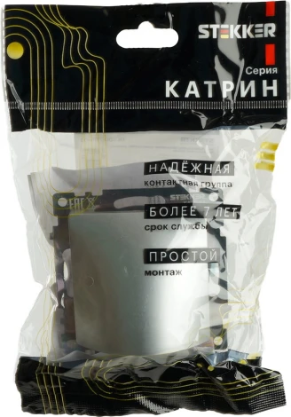 Вывод кабеля (серебро) Stekker Катрин 49465