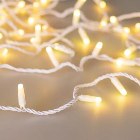 Светодиодная гирлянда ARD-STRING-CLASSIC-10000-WHITE-100LED-MILK-SYNC RGB (230V, 6.5W) (IP65)