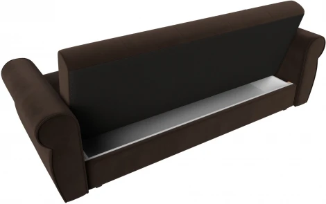 Диван-книжка Лига-019 (Коричневый/Микровельвет) Лига Диванов арт.118359