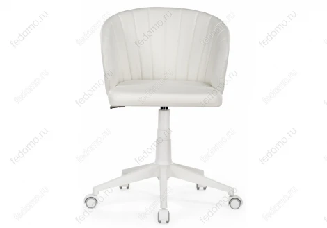 Компьютерное кресло Woodville Пард экокожа белый 464224