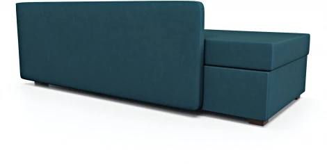 Диван-кровать Arsko Велес Угол правый велюр голубой