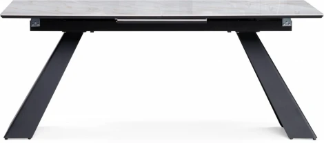 Стеклянный стол Стиг (Стиг 180(230)х90х77 carla larkin / черный) Woodville арт.588015