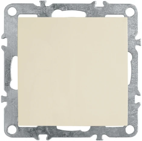 Выключатель одноклавишный (слоновая кость) Stekker Эрна 39322