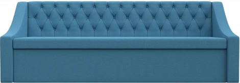 Диван кухонный прямой Мерлин (Голубой/Рогожка) Лига Диванов арт.123198