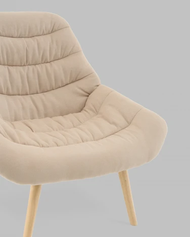 Кресло Олби Страйпс бежевый Stool Group арт.УТ000040103