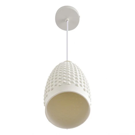 Подвесной светильник Lumion Canestra 8350/1B белый, металл/керамика E27 60W 220V
