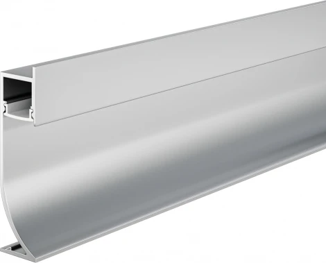 Алюминиевый профиль плинтус с подсветкой 53x14 Maytoni Led Strip ALM-5314-S-2M