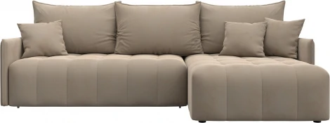 Диван угловой Лига-054 НПБ угол универсальный Лига Диванов (Велюр) арт.129027