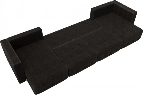 Диван П-образный Лига-052 НПБ Лонг Лига Диванов (Велюр) арт.128856