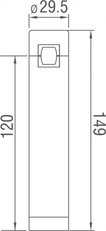 Трековый светильник для магнитной модульной системы, 5Вт Donolux Jet DL20236M5W1 Black