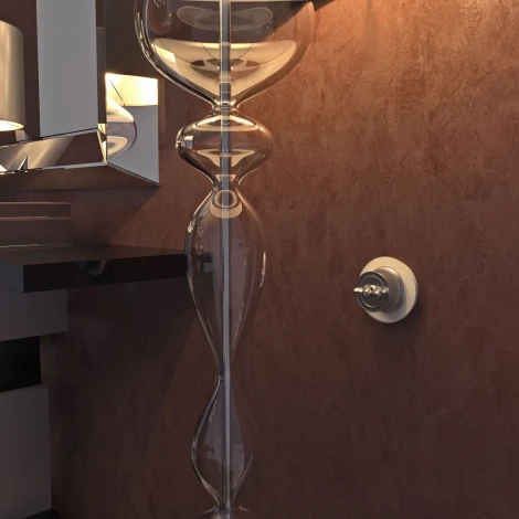 Переключатель одноклавишный (матовый хром) Werkel WL19-01-03 (a044911)