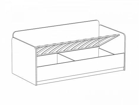 Кровать Play ОГОГО 340492 (ясень коимбра)