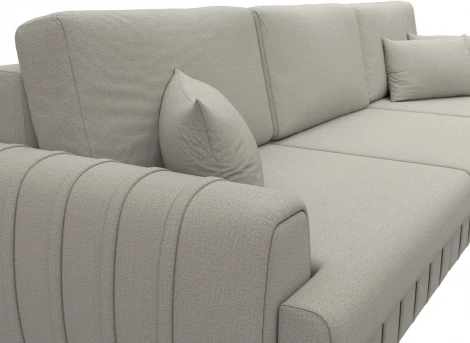 Диван прямой Лига-057 НПБ Лонг Лига Диванов (Рогожка) арт.129234