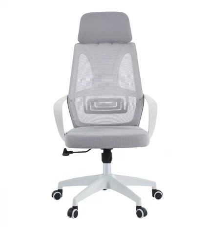 Офисное кресло Chairman CH636 белый пластик, светло-серый