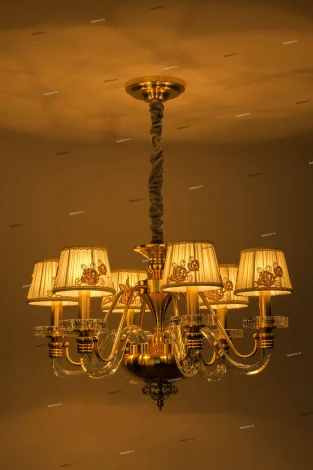 Подвесная люстра IDLamp Domenica 402/6-LEDOldbronze