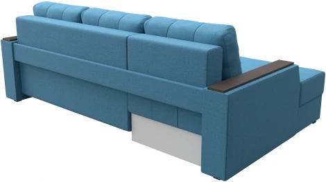 Диван угловой Эмир БС левый угол (Голубой/Рогожка) Лига Диванов арт.123556L