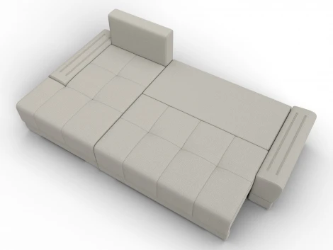 Диван угловой Лига-119 угол левый (ДСП,Брус,Фанера,ЛДС,Рогожка/Бежевый) Лига Диванов 137084L