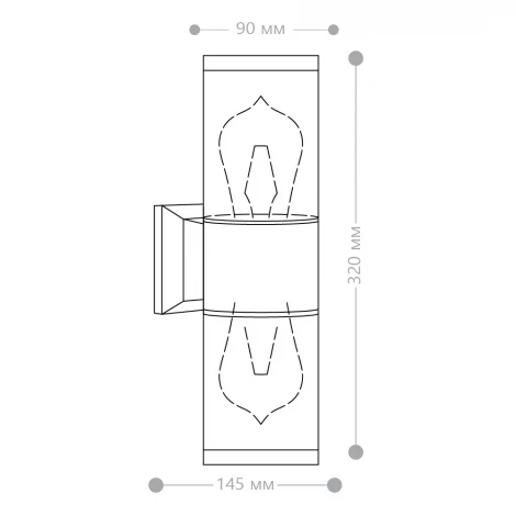 Настенный светильник Feron Бостон 51331