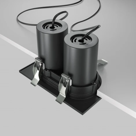 Встраиваемый светильник Hidden 3000K 2x10W 36° LED Maytoni Technical DL045-02-10W3K-B (220V)