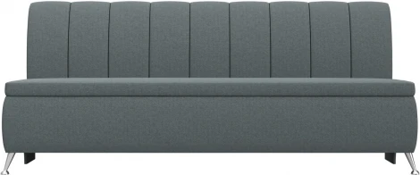 Диван кухонный прямой Кантри (Серый/Рогожка) Лига Диванов арт.123747