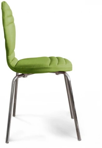 Стул SHT-S11 мягкий зеленое яблоко/хром от фабрики Sheffilton