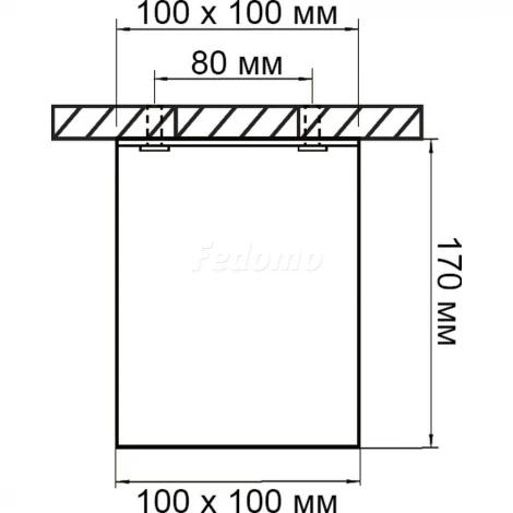 Накладной точечный светильник Lightstar Monocco 052336 (LED, 220V, IP65)