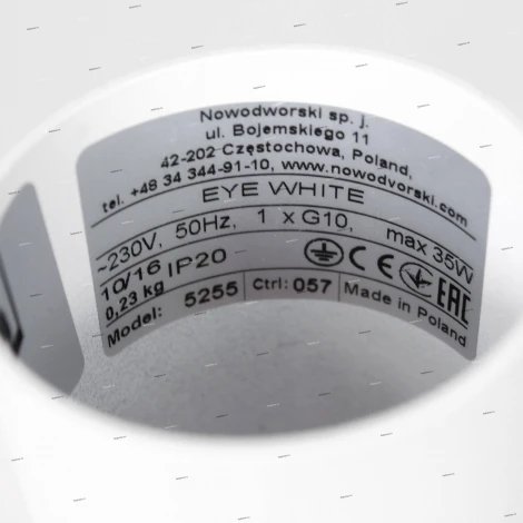 Накладной точечный светильник Nowodvorski Eye 5255 (220V)