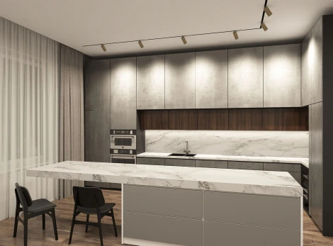 Трековый светильник Denkirs Smart Spot DK8020-BG (LED, 220V, управление смартфоном, голосовое управление, умный дом - Алиса)