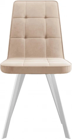 Стул DikLine 207 B03 BEIGE, ножки белые арт.00-00060168