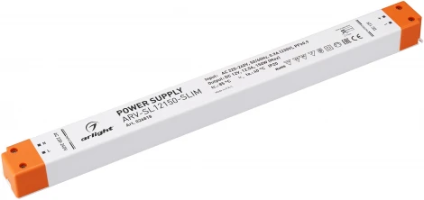 Блок питания ARV-SL12150-SLIM (12V, 12.5A, 150W, PFC) (IP20 Пластик) 026818 Arlight ARV