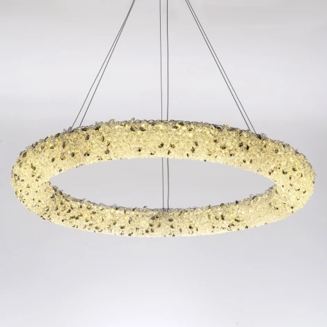 Подвесной светильник светодиодный хрустальный с регулировкой цветовой температуры и яркости Modelux MODESTYLE MS.6000.800 CR