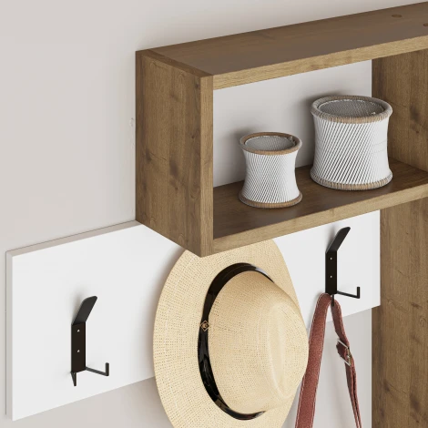 Вешалка для одежды GAME HANGER LEVE (ЛДСП/Светло-коричневый) арт.LEV00796