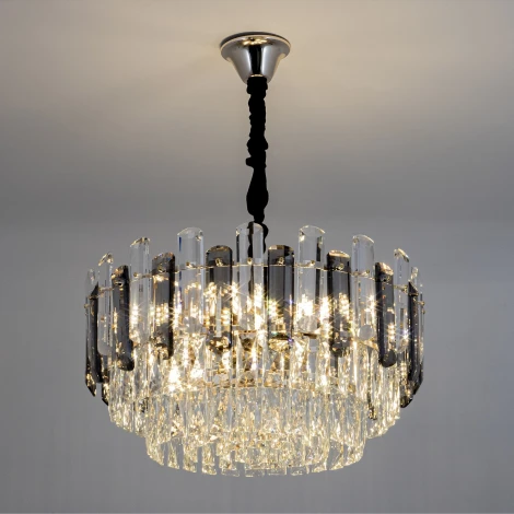 Подвесная люстра хрустальная Modelux MODELUX ML.9006.9 GD-SM