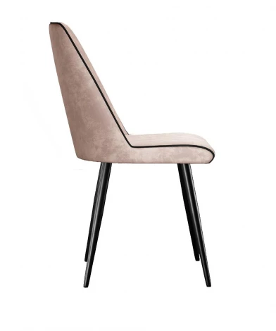 Стул DikLine 324 поворотный B03 BEIGE, ножки черные 00-00084755