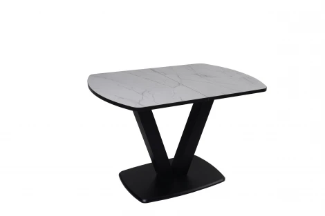 Стол Саен 14 Черный/Жемчужный Перито, Мир стульев