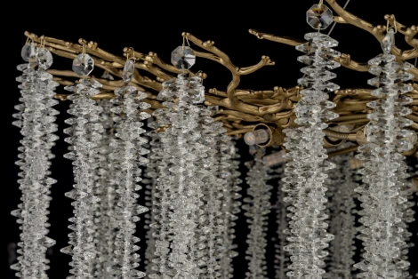 Подвесная люстра хрустальная Dio D`arte Tavenna Antigue Tavenna H 1.5.100.100 A (220V, на тросе)