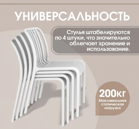 Стул Sheffilton SHT-S173 Белый 2585961402