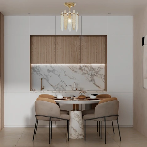 Потолочная люстра хрустальная на штанге Arte Milano Sorrento-4309 374309/1/80/190 GD (220V)