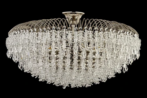 Потолочная люстра на штанге Arti Lampadari Delia E 1.3.60.105 N (220V, хрусталь, круглые)