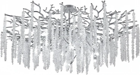 Потолочная люстра хрустальная на штанге Arte Milano Milano-1 23111.1200.18.G9.A CR (220V)