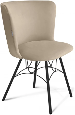 Стул SHT-ST36/S100 ванильный крем/черный муар Sheffilton 2513416601