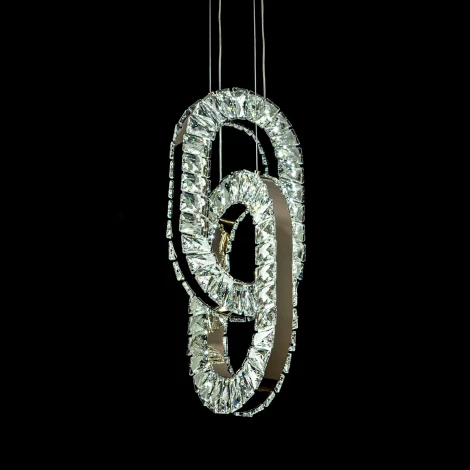 Подвесной светильник светодиодный хрустальный с регулировкой цветовой температуры Modelux MODELUX ML.9040.640 GD