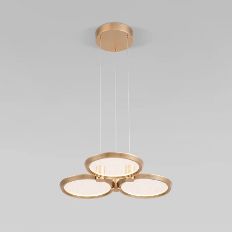 Подвесной светильник Eurosvet Crespella 90034/3 золото (LED, 220V, на проводе)