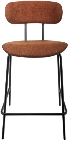 Стул полубарный Ant букле терракотовый Bradexhome арт.RF 0842