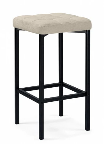 Барный стул Woodville Лофт (Металл, Ткань/Черный) арт.614947