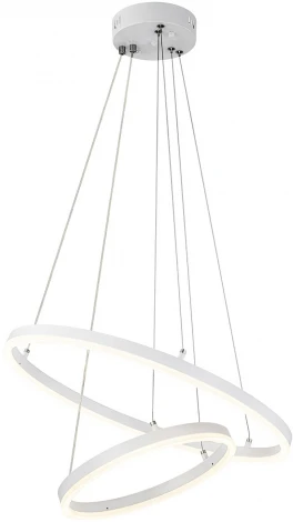Подвесной светильник Escada Void 10254/2LED 66W White APP (регулировка яркости, 220V, пульт управления, управление смартфоном, на тросе)
