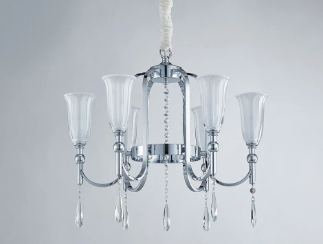 Подвесная люстра Newport 4800 4806/C chrome (220V, на цепи)