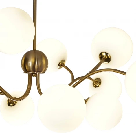 Потолочная люстра на штанге Zortes Blo ZRS.1777.12 (220V, шарики, IP21)